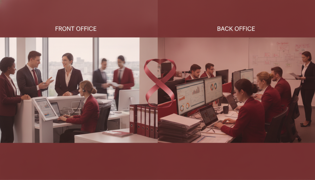 découvrez les définitions, rôles et différences clés entre le front office et le back office pour mieux comprendre leur importance dans une organisation.